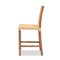 Baxton Studio Caspia MidCentury Modern Walnut Brown Mahogany Wood and Natural Rattan Counter Stool 212-12812-ZORO - alternate 10